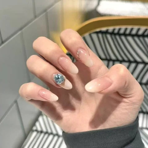 Nail Extensions Heart Pattern Comfort-Fit & Easy Application