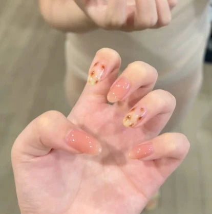 Nail Extensions Heart Pattern Comfort-Fit & Easy Application