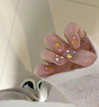 Nail Extensions Heart Pattern Comfort-Fit & Easy Application