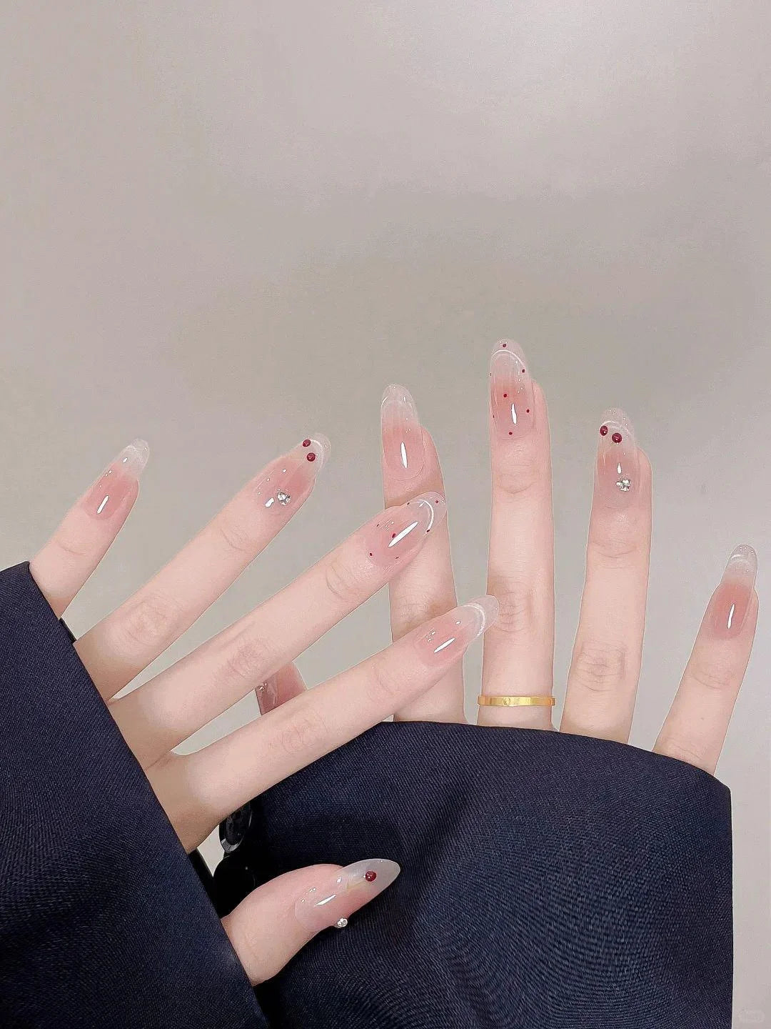 Nail Extensions Heart Pattern Comfort-Fit & Easy Application