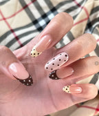 Nail Extensions Heart Pattern Comfort-Fit & Easy Application