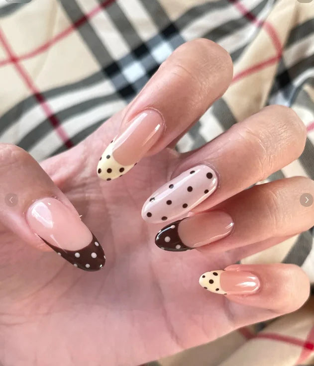 Nail Extensions Heart Pattern Comfort-Fit & Easy Application