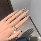 Nail Extensions Heart Pattern Comfort-Fit & Easy Application