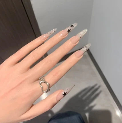 Nail Extensions Heart Pattern Comfort-Fit & Easy Application
