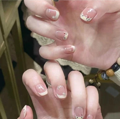 Nail Extensions Heart Pattern Comfort-Fit & Easy Application