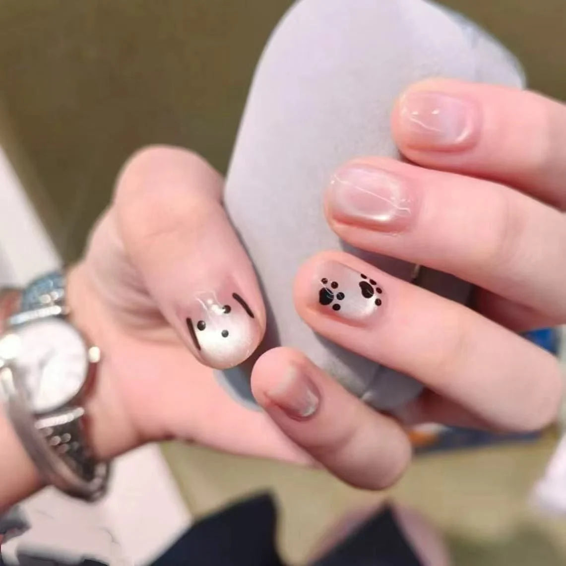 Nail Extensions Heart Pattern Comfort-Fit & Easy Application