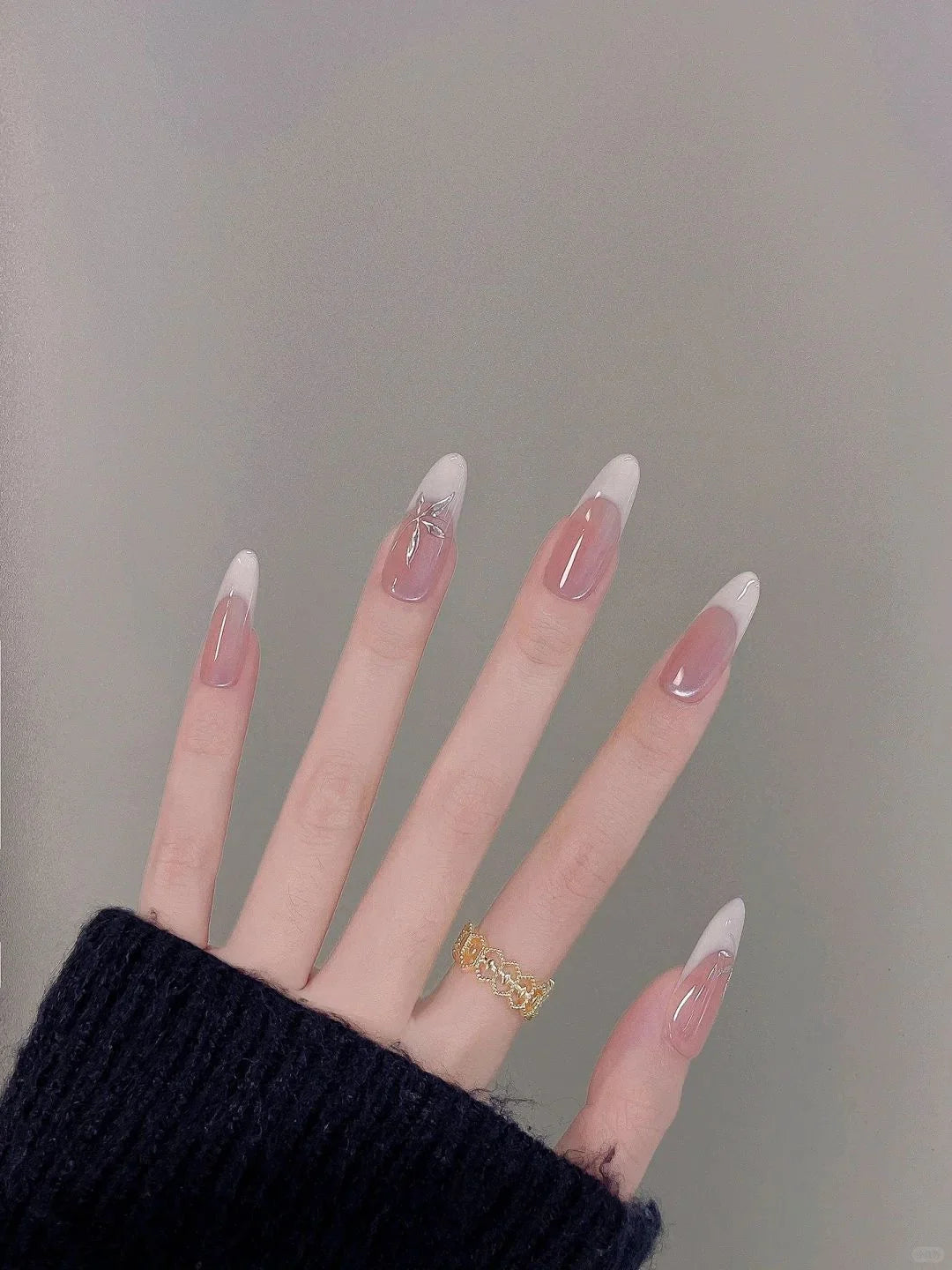 Nail Extensions Heart Pattern Comfort-Fit & Easy Application