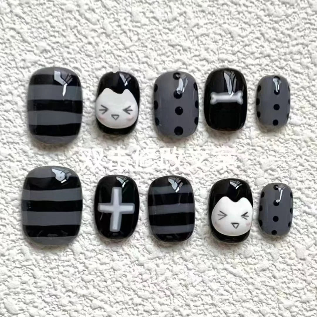 Nail Extensions Heart Pattern Comfort-Fit & Easy Application