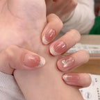 Nail Extensions Heart Pattern Comfort-Fit & Easy Application