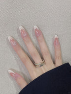 Nail Extensions Heart Pattern Comfort-Fit & Easy Application