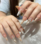 Nail Extensions Heart Pattern Comfort-Fit & Easy Application