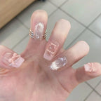 Nail Extensions Heart Pattern Comfort-Fit & Easy Application