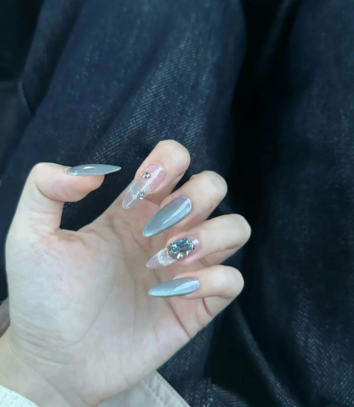 Nail Extensions Heart Pattern Comfort-Fit & Easy Application