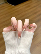 Nail Extensions Heart Pattern Comfort-Fit & Easy Application