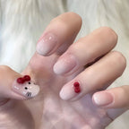 Nail Extensions Heart Pattern Comfort-Fit & Easy Application