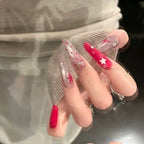 Nail Extensions Heart Pattern Comfort-Fit & Easy Application