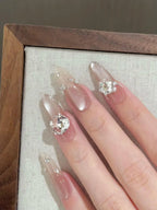 Nail Extensions Heart Pattern Comfort-Fit & Easy Application