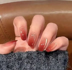 Nail Extensions Heart Pattern Comfort-Fit & Easy Application