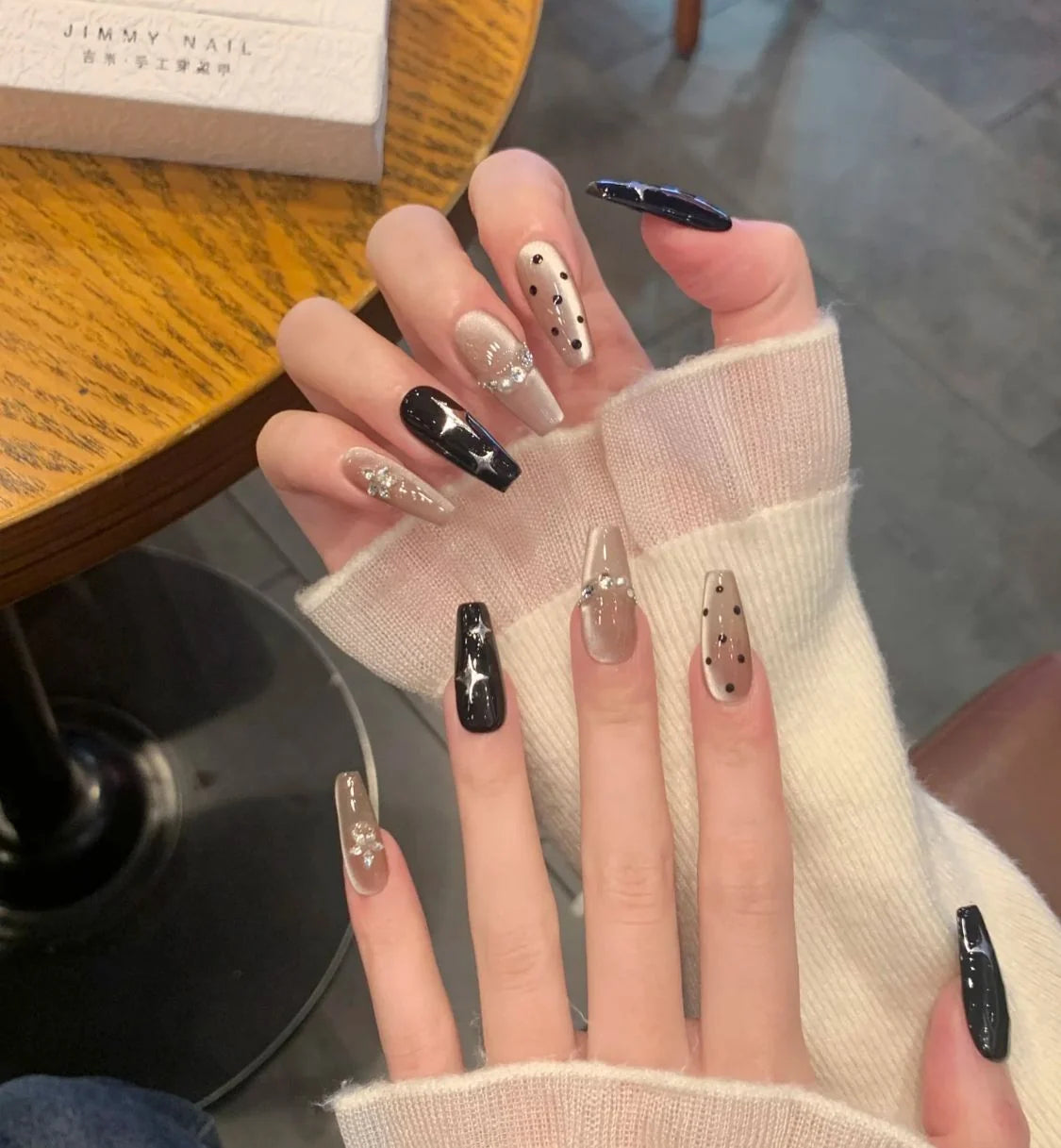 Nail Extensions Heart Pattern Comfort-Fit & Easy Application