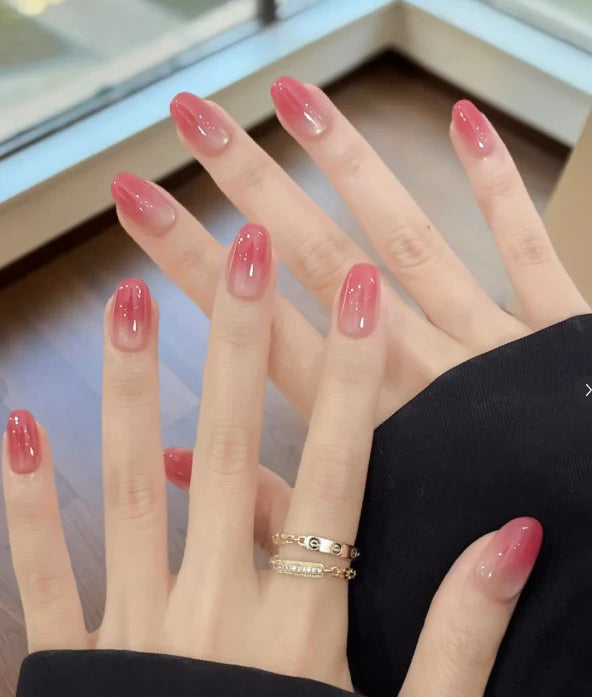 Nail Extensions Heart Pattern Comfort-Fit & Easy Application