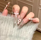 Nail Extensions Heart Pattern Comfort-Fit & Easy Application