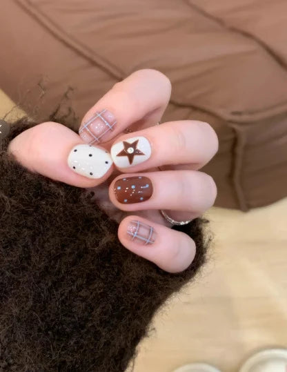 Nail Extensions Heart Pattern Comfort-Fit & Easy Application