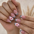 Nail Extensions Intricate Floral Durable Flexible Adhesive & Gel