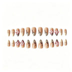 Nail Extensions Intricate Floral Gel Finish