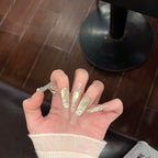 Nail Extensions Press-On Acrylic Floral Design