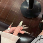 Nail Extensions Press-On Acrylic Floral Design
