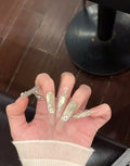 Nail Extensions Press-On Acrylic Floral Design