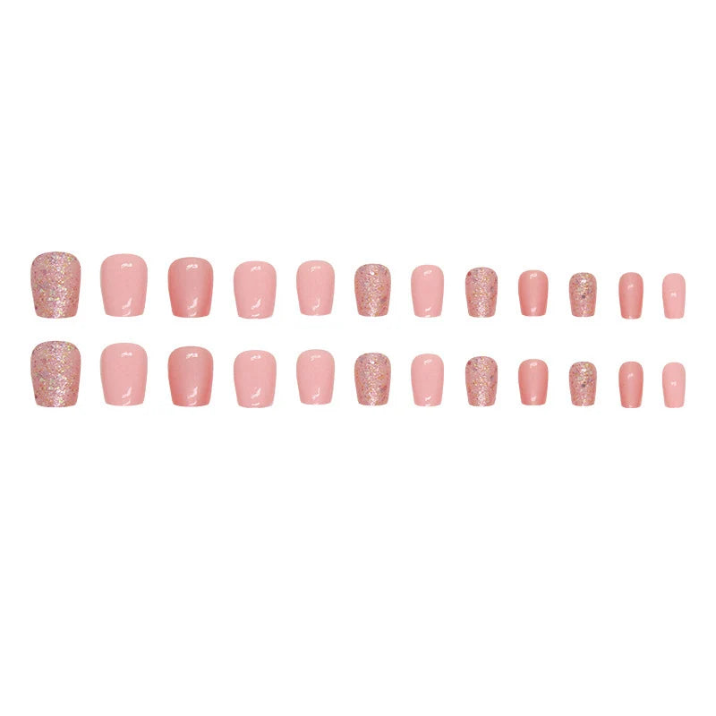 Nail Extensions Sparkling Glitter Easy Application & Comfort Fit