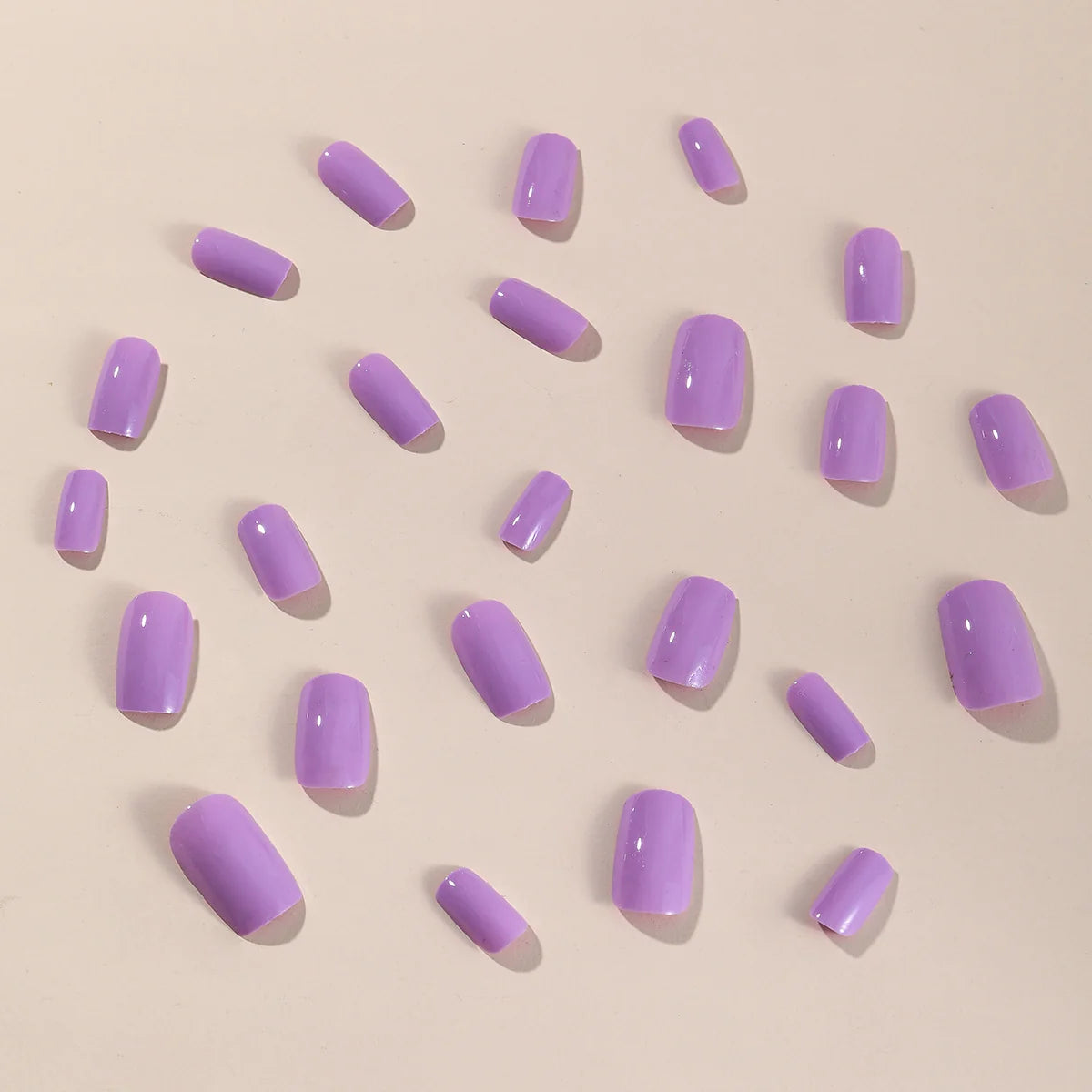 Nail Extensions Square Glossy Acrylic