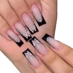 Nail Extensions Stiletto Butterfly Accents Lightweight & Durable