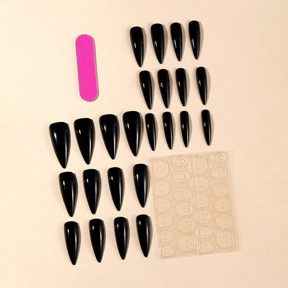 Nail Extensions Stiletto High-Gloss Easy Application
