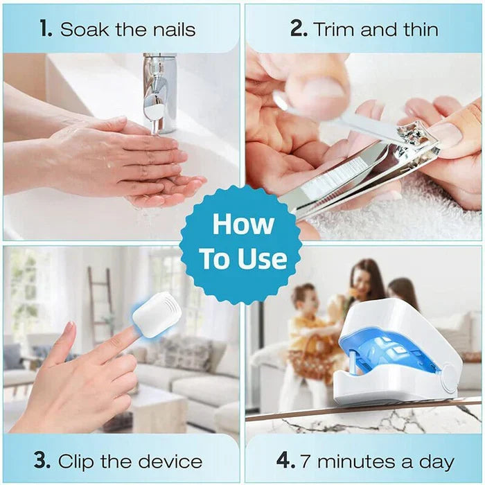 Nail Laser Device Focused Light Rechargeable