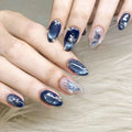 Nail Set Handcrafted 3D Floral Durable & Easy Application