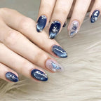 Nail Set Handcrafted 3D Floral Durable & Easy Application