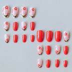 Nail Stickers Floral Peel & Stick Long Lasting Finish