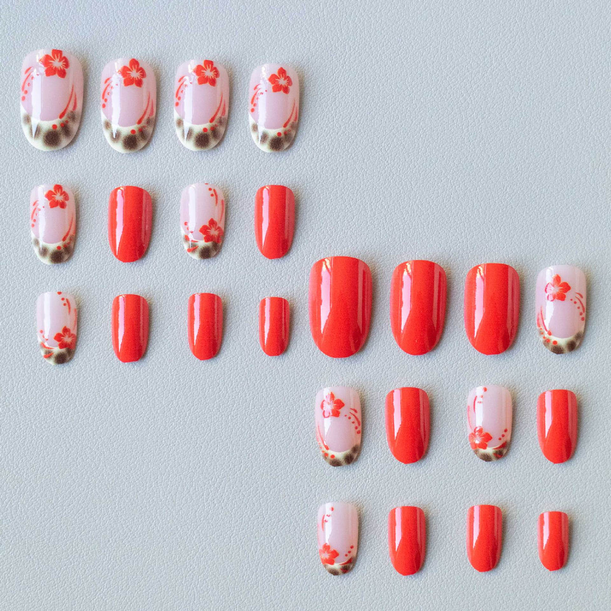 Nail Stickers Floral Peel & Stick Long Lasting Finish