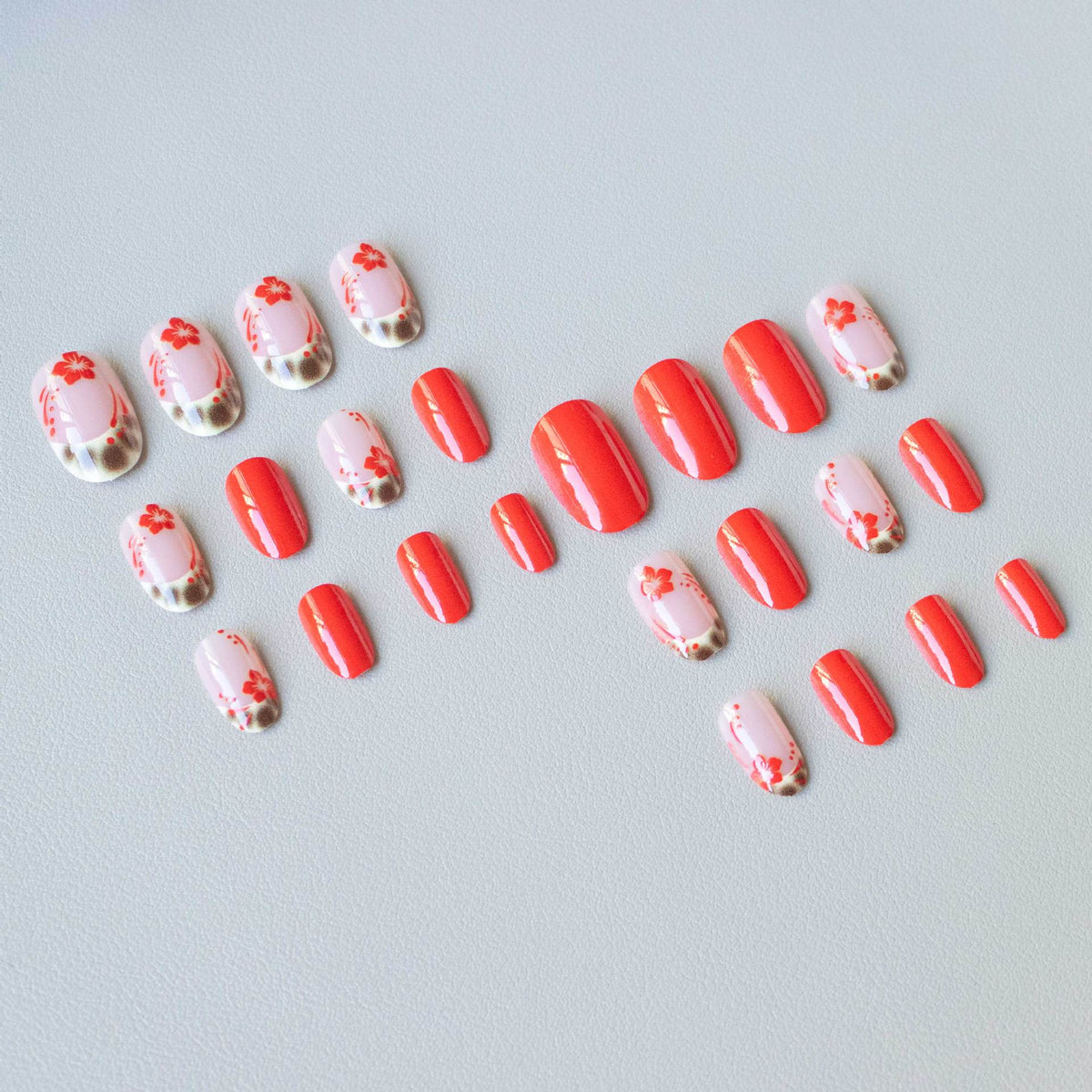 Nail Stickers Floral Peel & Stick Long Lasting Finish
