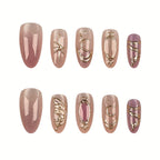 Nail Tip Set 30-Piece Decorative With Glue & File