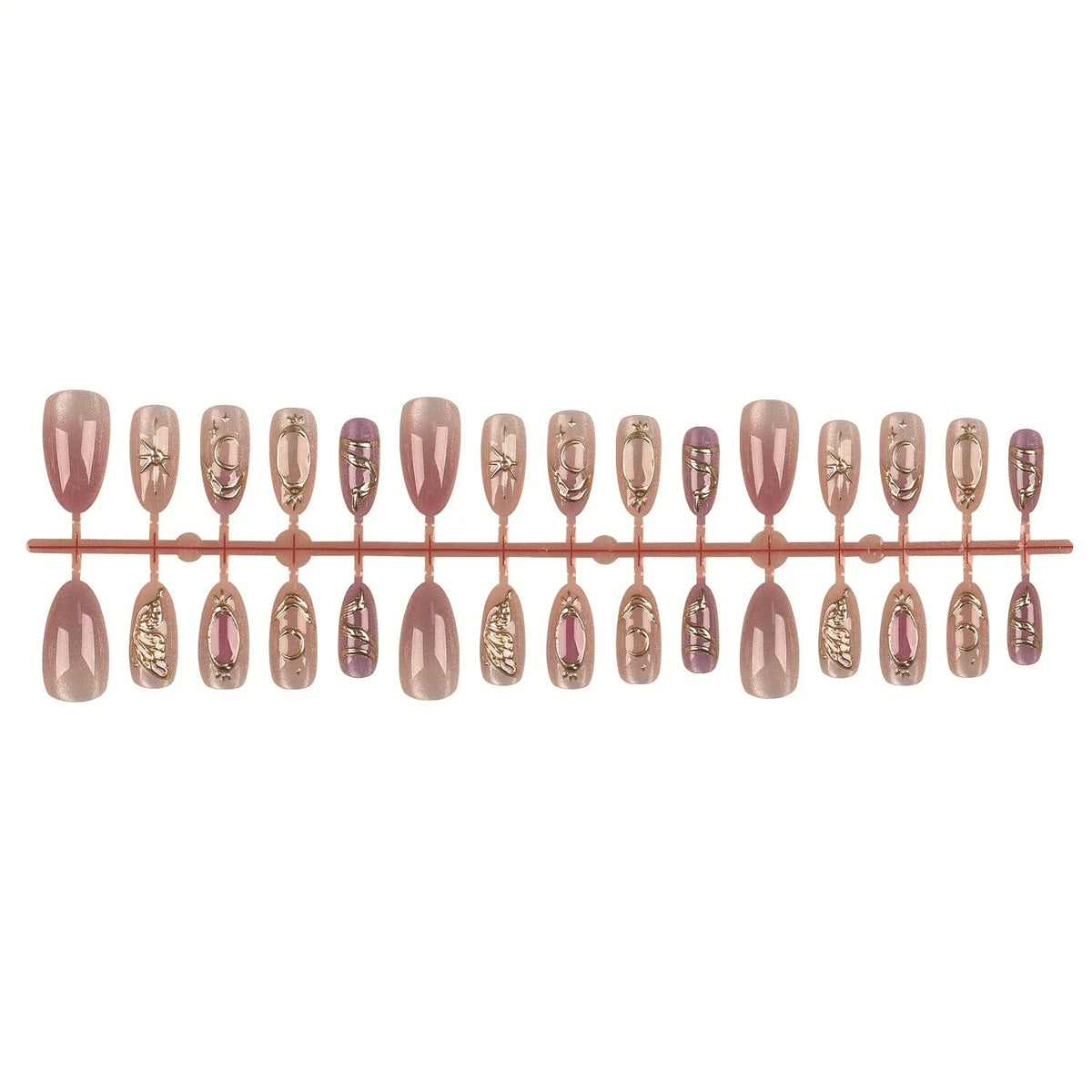 Nail Tip Set 30-Piece Decorative With Glue & File
