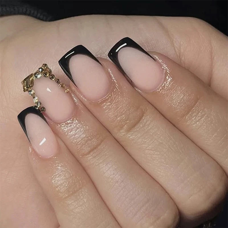 Nail Tips Durable Synthetic Contemporary Designs Easy Apply & Remove