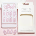 Nail Tips Self-Adhesive Natural Finish Set of 24