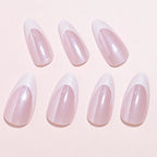 Nail Tips Self-Adhesive Natural Finish Set of 24