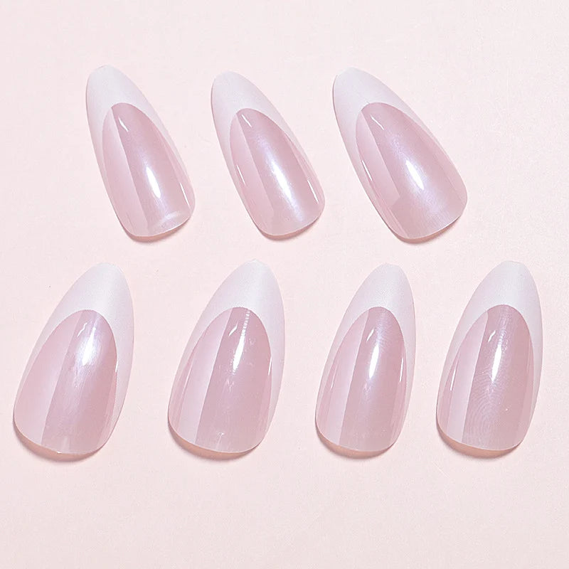 Nail Tips Self-Adhesive Natural Finish Set of 24
