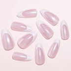 Nail Tips Self-Adhesive Natural Finish Set of 24