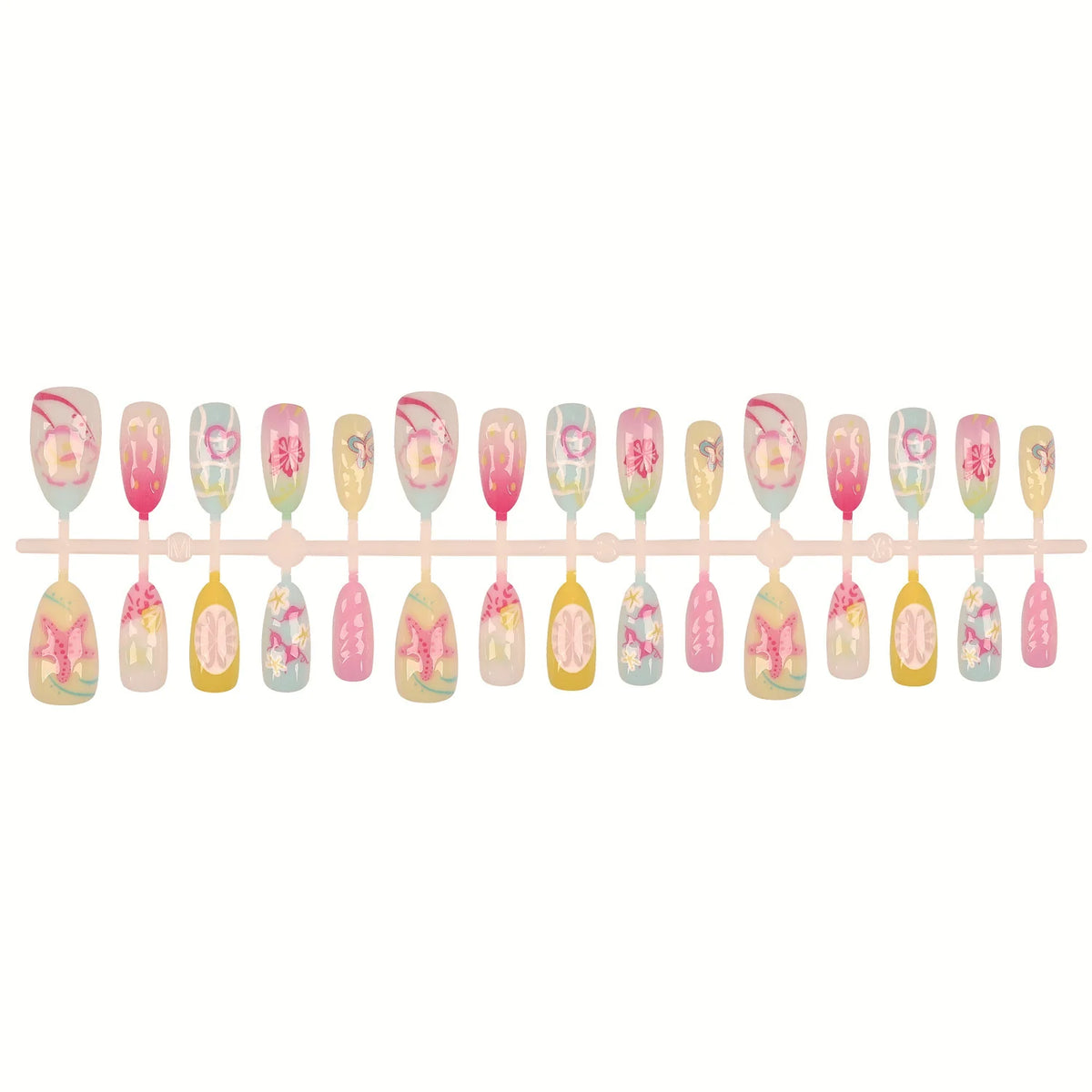 Nail Tips Set 30 Pieces Jelly Glue & File