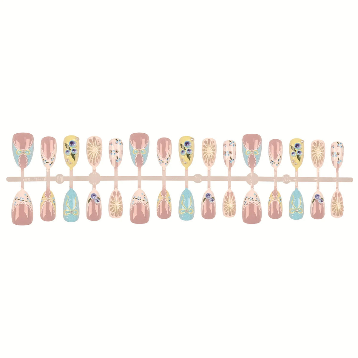 Nail Tips Set 30 Unique Designs Glue & File